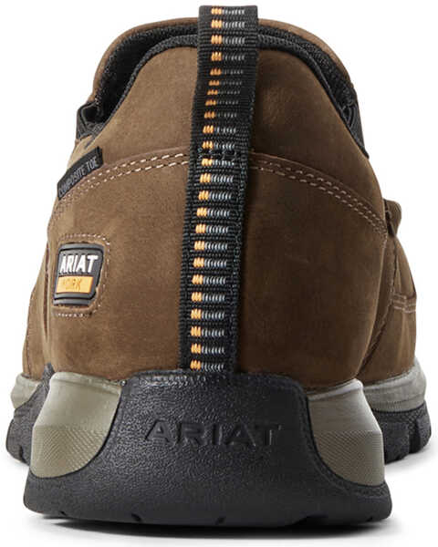 Image #3 - Ariat Men's Edge Lite Slip-On Work Shoes - Composite Toe, Brown, hi-res