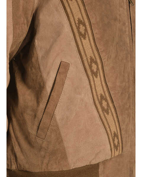 Image #2 - Scully Boar Suede Leather Arena Jacket, Cafe, hi-res