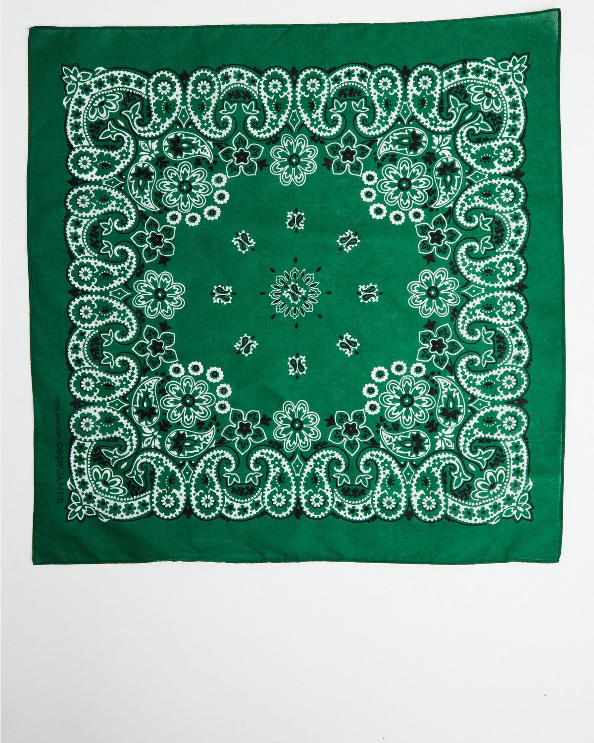 Cody James Dark Green Bandana, Dark Green, hi-res