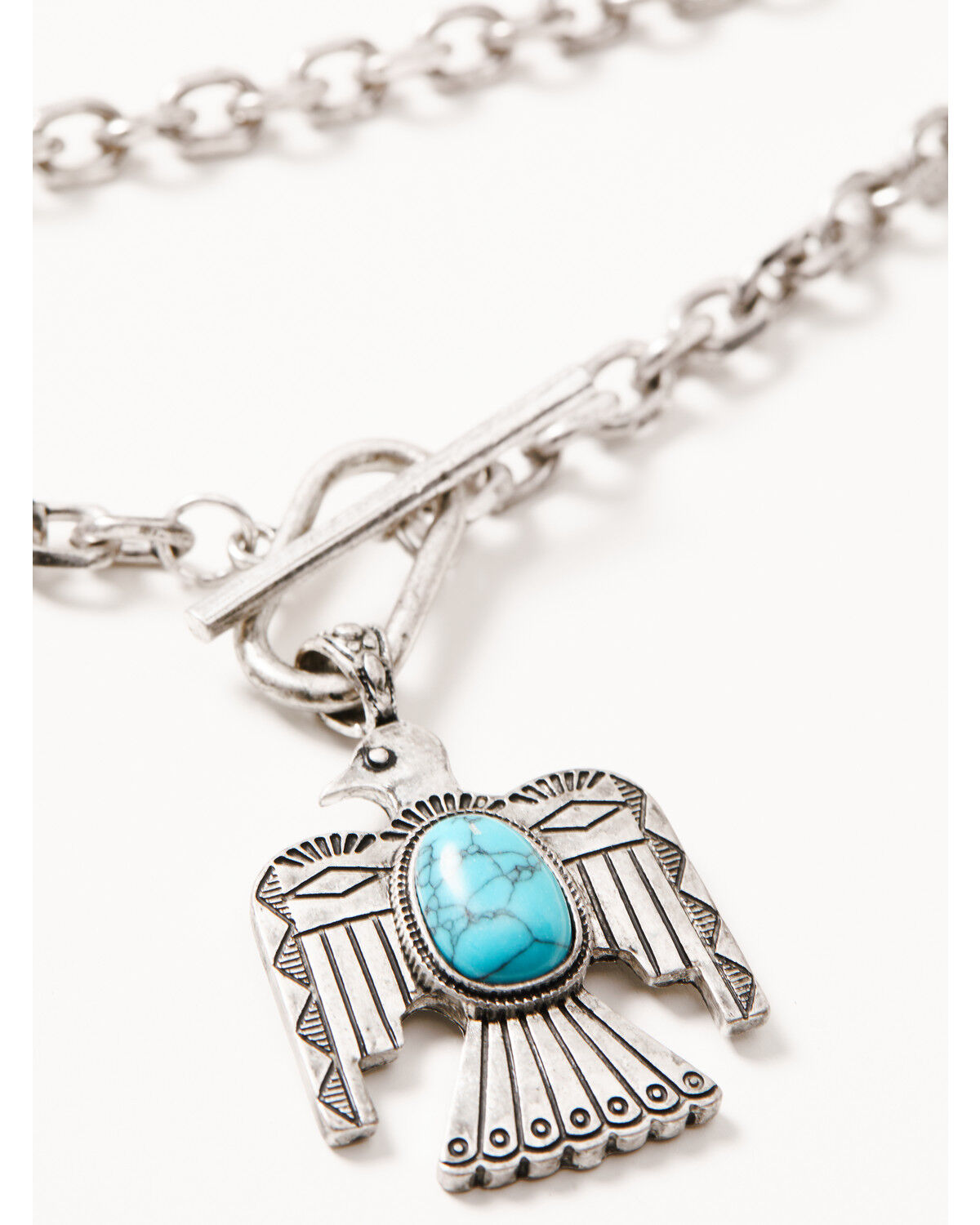 Image #2 - Idyllwind Women's Morgan Thunderbird Layered Necklace, Turquoise, hi-res