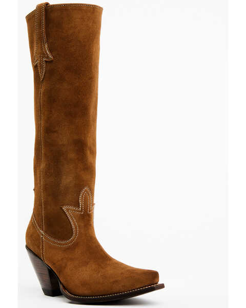 Image #1 - Sendra Women's Diana Slouch Tall Western Boots - Snip Toe , Brown, hi-res
