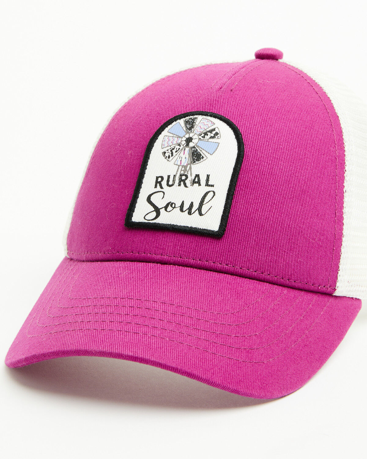 Image #1 - Cruel Girl Girls' Rural Soul Ball Cap, Pink, hi-res