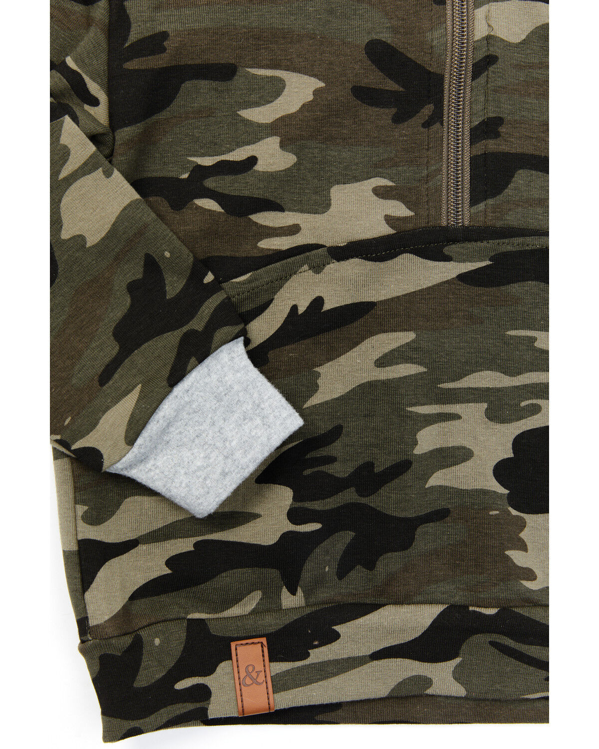 Image #2 - Ampersand Avenue Infant & Toddler Girls' Multi Camo Print 1/4 Zip Pullover, Multi, hi-res