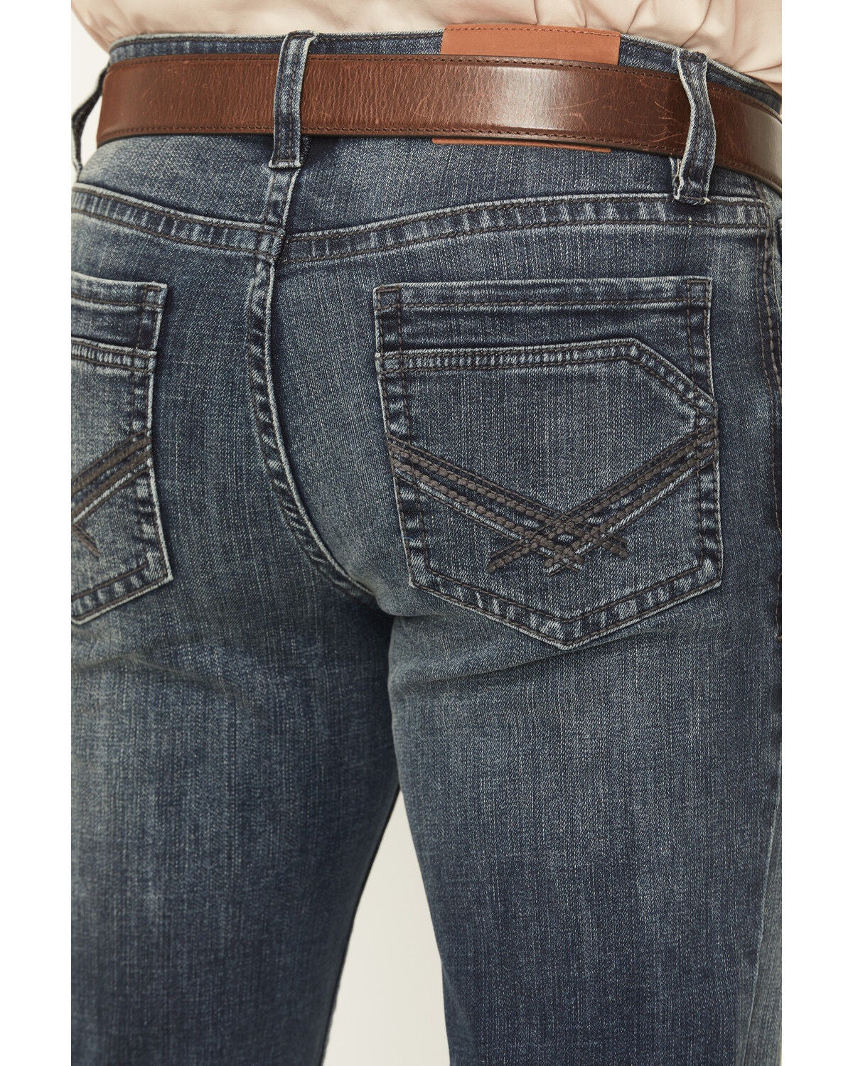 Image #4 - Cody James Men's Poncho Wash Jackson Slim Straight Stretch Denim Jeans, Dark Wash, hi-res