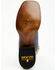 Dan Post Men's Exotic Water Snake Western Boots - Broad Square Toe, Blue, hi-res