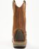 Image #5 - Hawx Men's 10" Internal Met Guard Pull-On Work Boots - Composite Toe, Dark Brown, hi-res