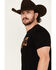 Image #2 - RANK 45® Men's Texas Trails Logo Short Sleeve Graphic T-Shirt, Black, hi-res