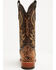 Image #5 - Tanner Mark Women's Jungle Tooled Tall Western Boots - Broad Square Toe, Brown, hi-res