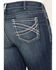 Image #4 - Ariat Women's Mid Rise Bootcut Real Riding Jeans - Plus, Blue, hi-res