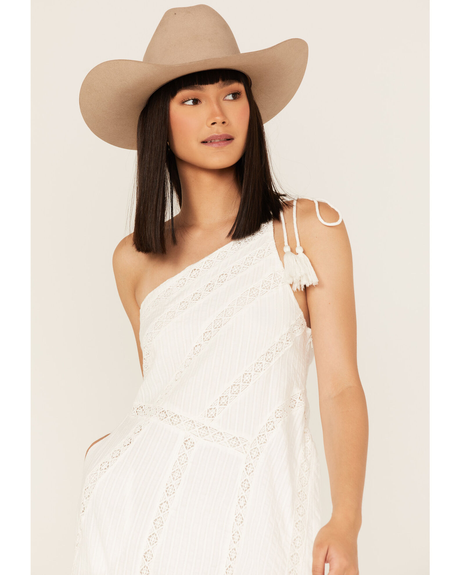 Free people one shoulder dress top