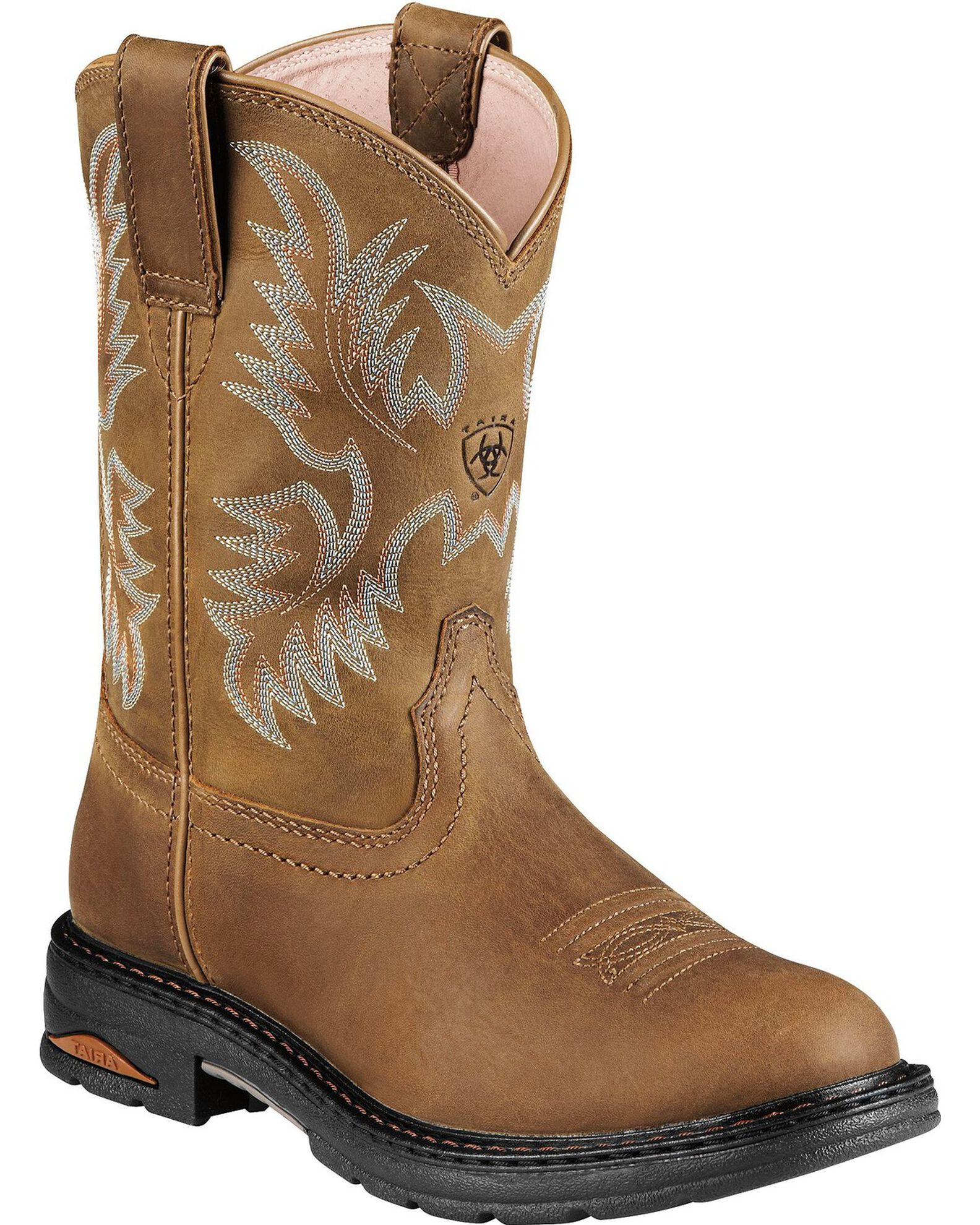 Women's work top boots pull on