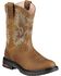 Image #1 - Ariat Women's Tracey Pull On Work Boots - Composite Toe, Dusty Brn, hi-res