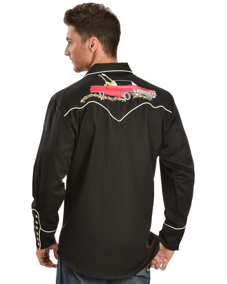 leopard rock and roll shirt