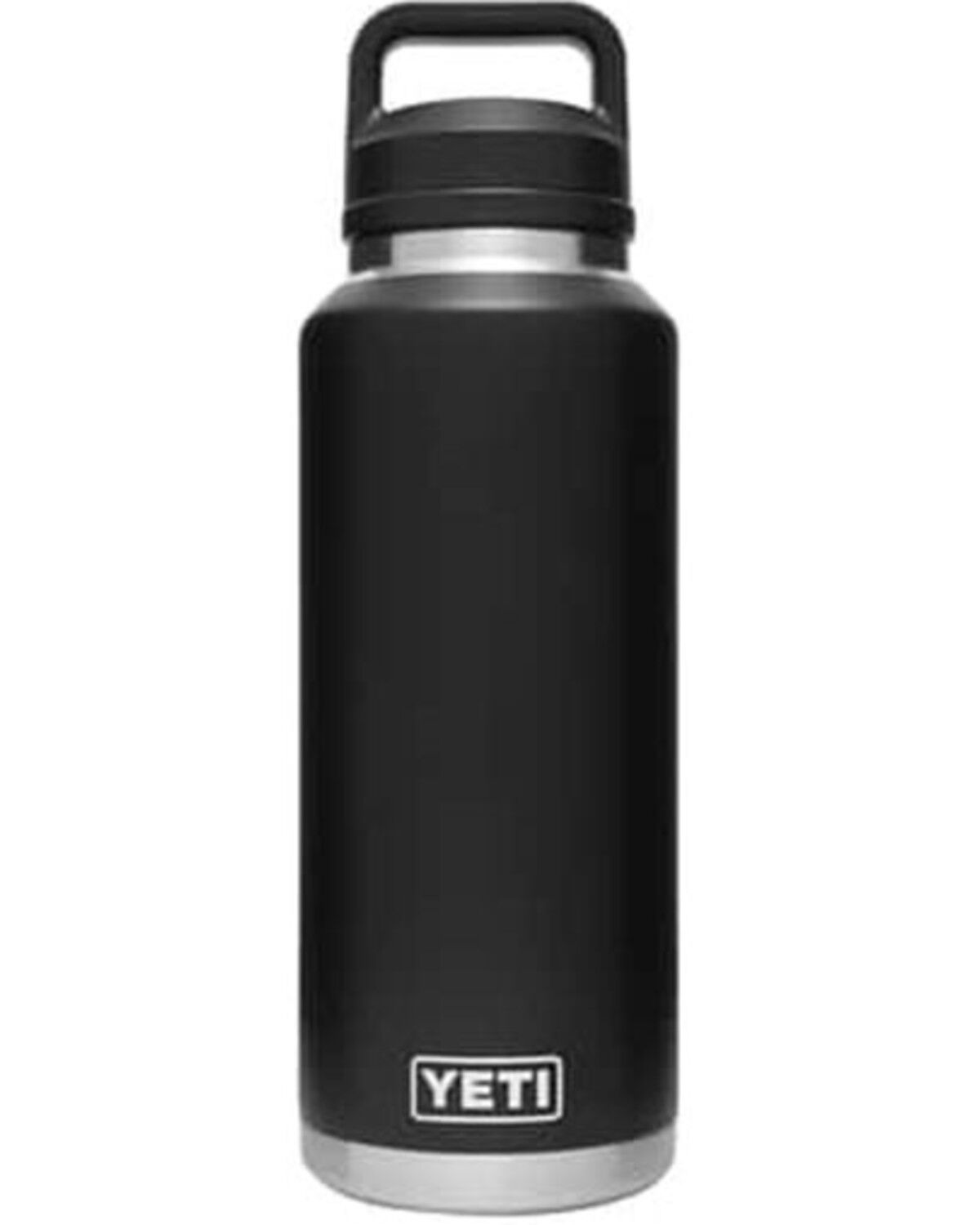 Image #1 - YETI Rambler® Chug Cap 46oz Water Bottle, Black, hi-res