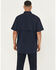 Image #4 - Ariat Men's Rebar Made Tough Vent Short Sleeve Work Shirt, Navy, hi-res