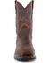 Cody James Men's Waterproof Pull On Work Boots - Composite Toe , Brown, hi-res