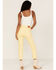 Image #3 - Levi's Women's 501 High Rise Straight Cropped Jeans, Yellow, hi-res