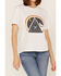 Image #3 - Hooey Women's Boot Barn Exclusive Music Short Sleeve Graphic Tee, Cream, hi-res