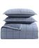 Image #2 - HIEnd Accents Stonewashed Denim King Quilt Set - 3 Piece, Blue, hi-res
