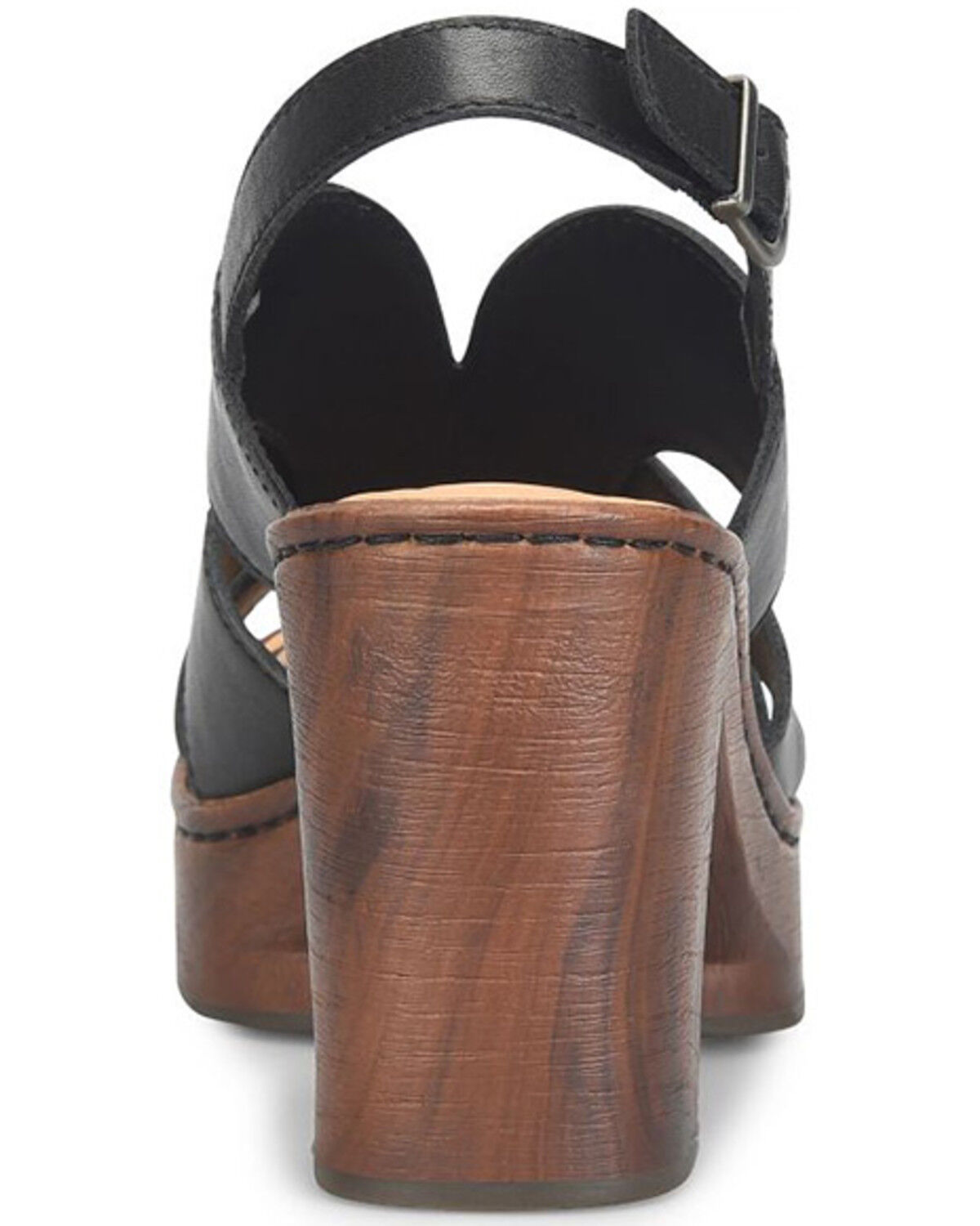 Image #5 - Born Women's Nassu Platform Sandals, Black, hi-res