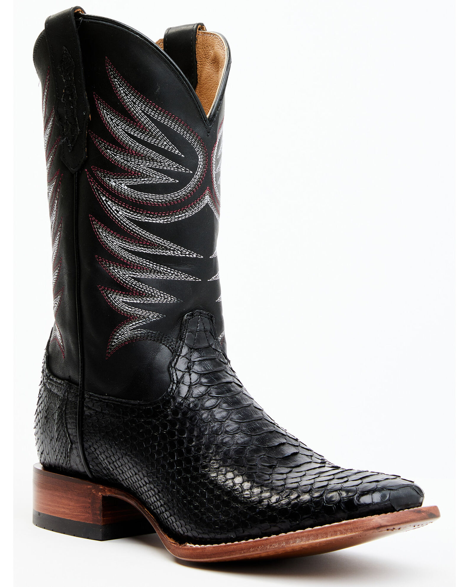 Python western boots sale
