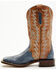 Image #3 - Dan Post Women's Boot Barn Exclusive Exotic Cobra Western Boots - Broad Square Toe, Blue, hi-res