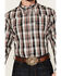 Image #3 - Wrangler Men's Plaid Print Long Sleeve Snap Performance Western Shirt, Black, hi-res