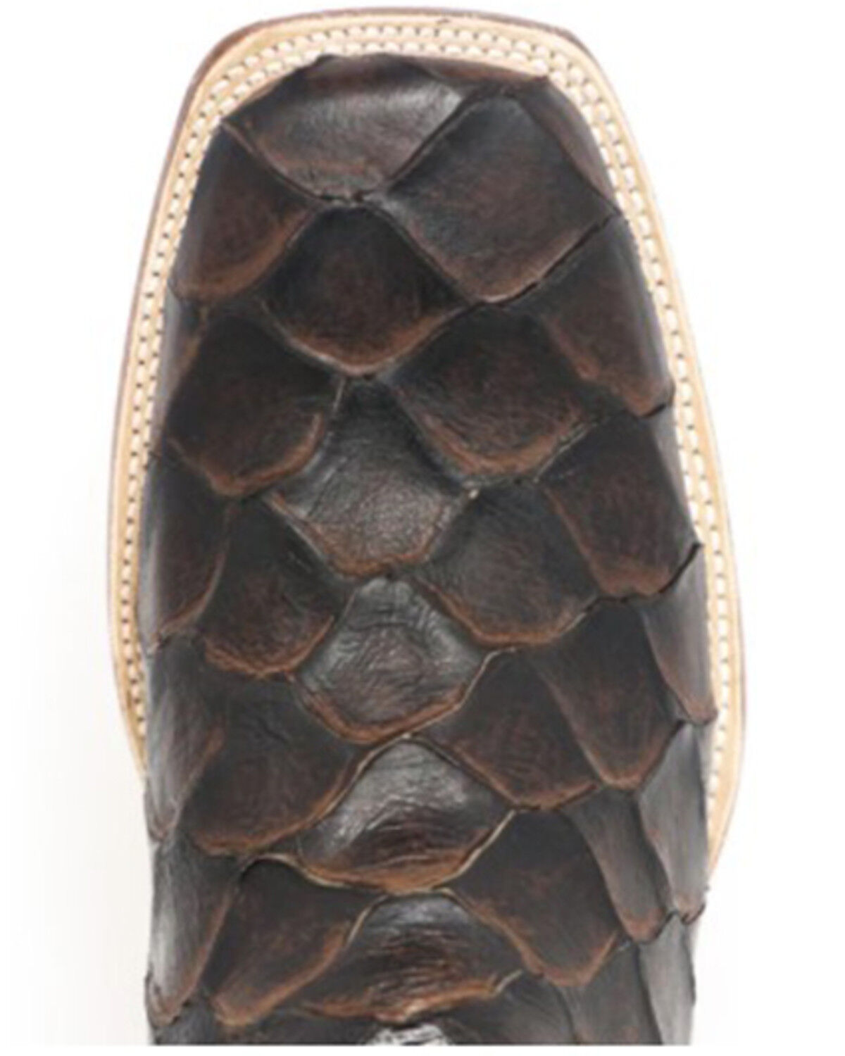 Image #3 - Tanner Mark Men's Bozeman Western Boots - Broad Square Toe, Chocolate, hi-res