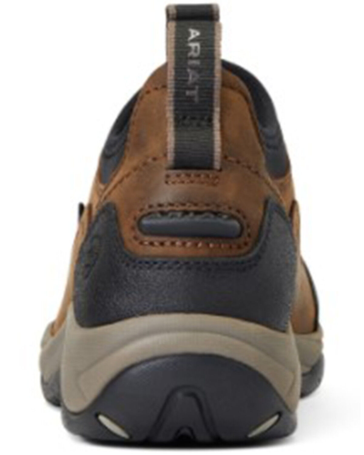 Image #3 - Ariat Women's Terrian Ease H20 Distessed Slip-On Work Shoe - Round Toe, Brown, hi-res