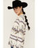 Image #2 - Idyllwind Women's Featherlight Printed Long Sleeve Pearl Snap Western Shirt, Ivory, hi-res