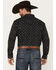 Image #4 - Moonshine Spirit Men's Electric Paisley Print Long Sleeve Snap Western Shirt, Black, hi-res