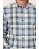 Image #3 - Cody James Men's Howdy Duty Plaid Print Long Sleeve Button-Down Western Shirt - Tall, Blue, hi-res