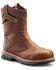 Image #1 - Kodiak Men's 8" Patton Waterproof Wellington Work Boots - Aluminum Toe, Brown, hi-res