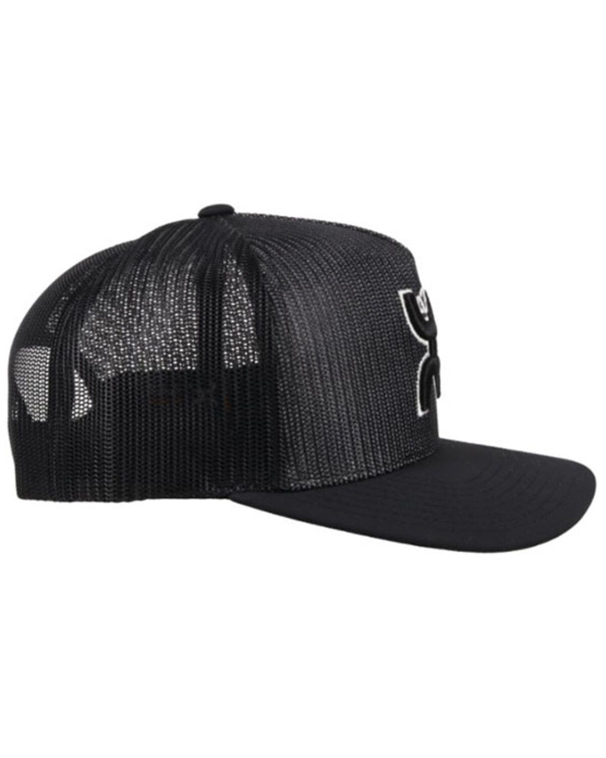 Image #5 - Hooey Men's Baller Logo Mesh Trucker Cap, Black, hi-res