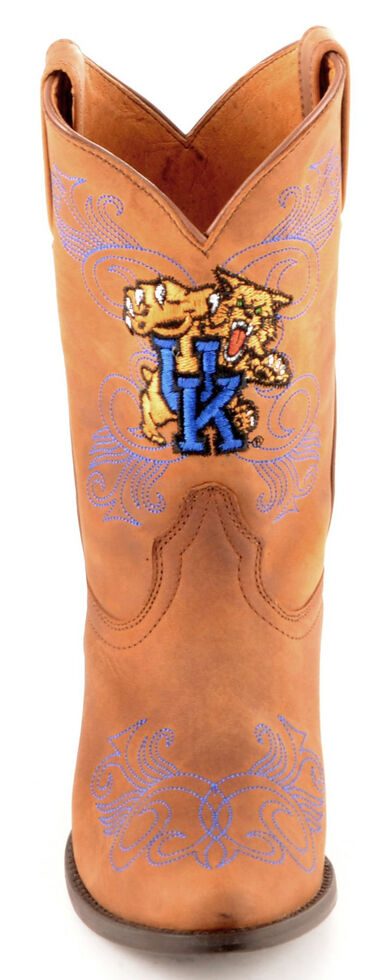 Gameday Boots Girls' University of Kentucky Western Boots - Medium Toe, Honey, hi-res