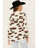 Image #4 - Cotton & Rye Women's Buffalo West Print Long Sleeve Pearl Snap Western Shirt , Cream, hi-res