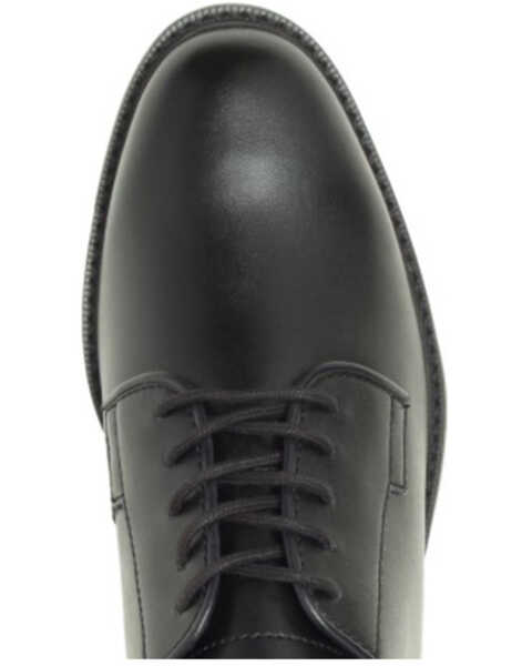 Image #5 - Bates Men's Sentry High Shine Lace-Up Work Oxford Shoes - Round Toe, Black, hi-res
