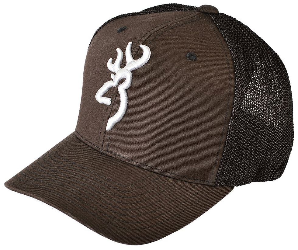 Browning Men S Buckmark Logo Flex Fit Cap Sheplers