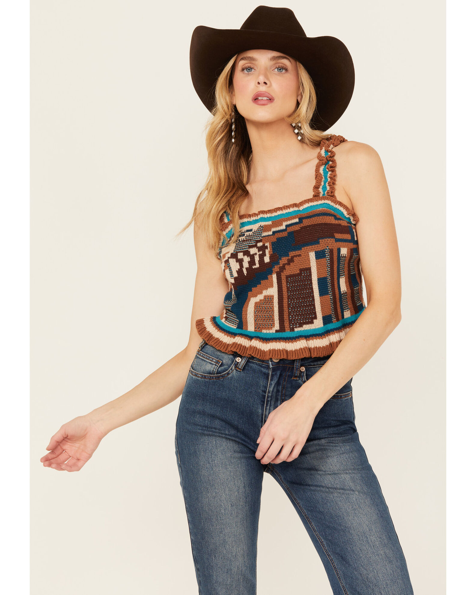 Product Name: Shyanne Women's Crochet Sweater Tank