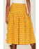 Stetson Women's Southwestern Embroidered Prairie Style Midi Skirt, Yellow, hi-res