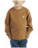 Image #3 - Carhartt Toddler Boys' Backpack Logo Long Sleeve Graphic Shirt, Brown, hi-res