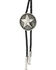 Cody James Men's Sheriff Star Bolo Tie, Silver, hi-res