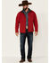 Resistol Men's Red Mexico Logo Sleeve Zip-Front Softshell Jacket , Red, hi-res