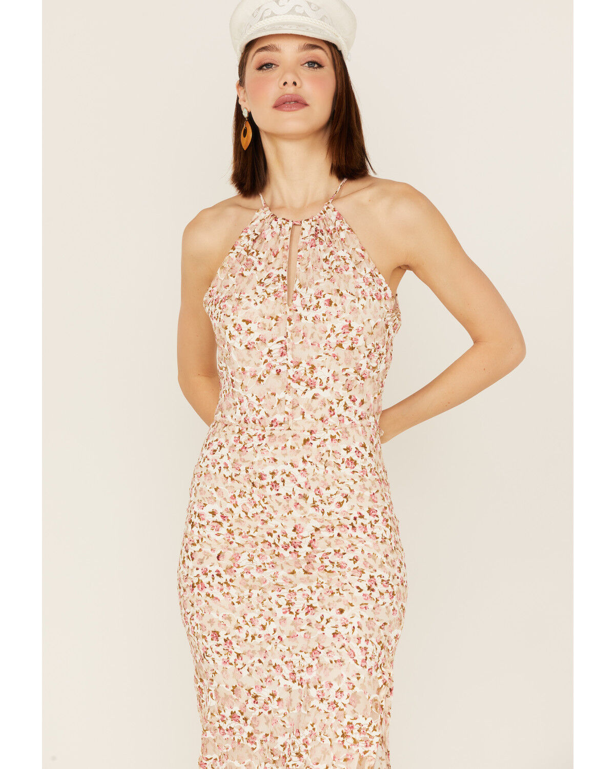 Image #2 - Sadie & Sage Women's Four Letters Midi Dress, Ivory, hi-res