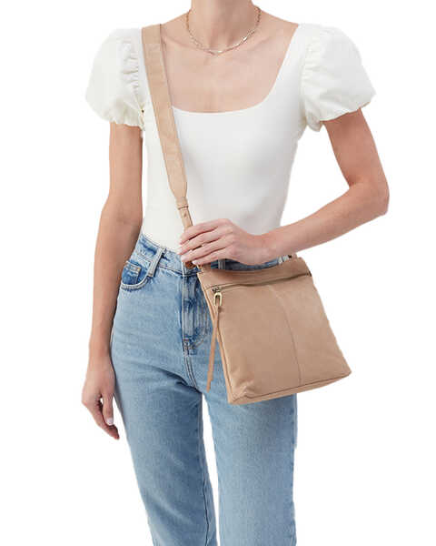 Image #4 - Hobo Women's Cambel Crossbody Bag , Cream, hi-res