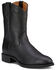 Image #1 - Ariat Men's Heritage Roper Western Boots - Round Toe, Black, hi-res