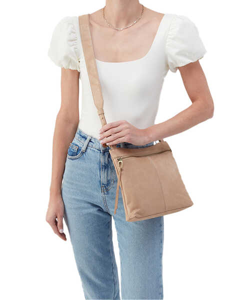 Image #4 - Hobo Women's Small Nash Crossbody Bag , Silver, hi-res