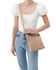 Image #4 - Hobo Women's Small Nash Crossbody Bag , Silver, hi-res