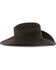 George Strait by Resistol Men's Logan 6X Black Fur Felt Cowboy Hat, Charcoal, hi-res