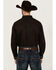 Image #4 - Cody James Men's Basic Solid Long Sleeve Button-Down Stretch Western Shirt, Brown, hi-res